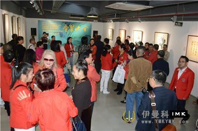 The first warm lion love style carnival of Shenzhen successfully held the painting and calligraphy exhibition news 图4张
